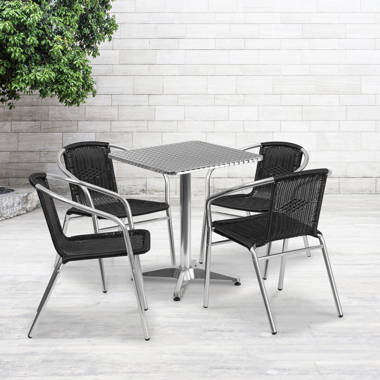 Flash furniture outdoor discount patio dining set